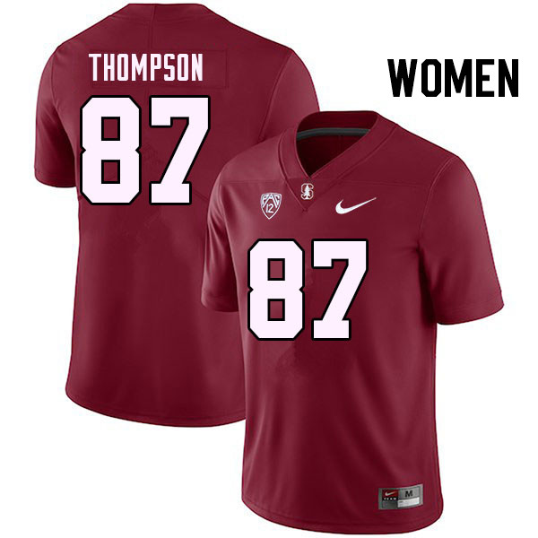 Women #87 Jason Thompson Stanford Cardinal College Football Jerseys Stitched Sale-Cardinal - Click Image to Close